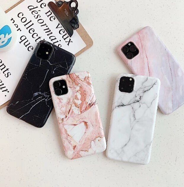 Wozinsky Marble TPU Case Cover, telefonile Apple iPhone 11 Pro, must цена и информация | Telefonide kaitsekaaned ja -ümbrised | hansapost.ee