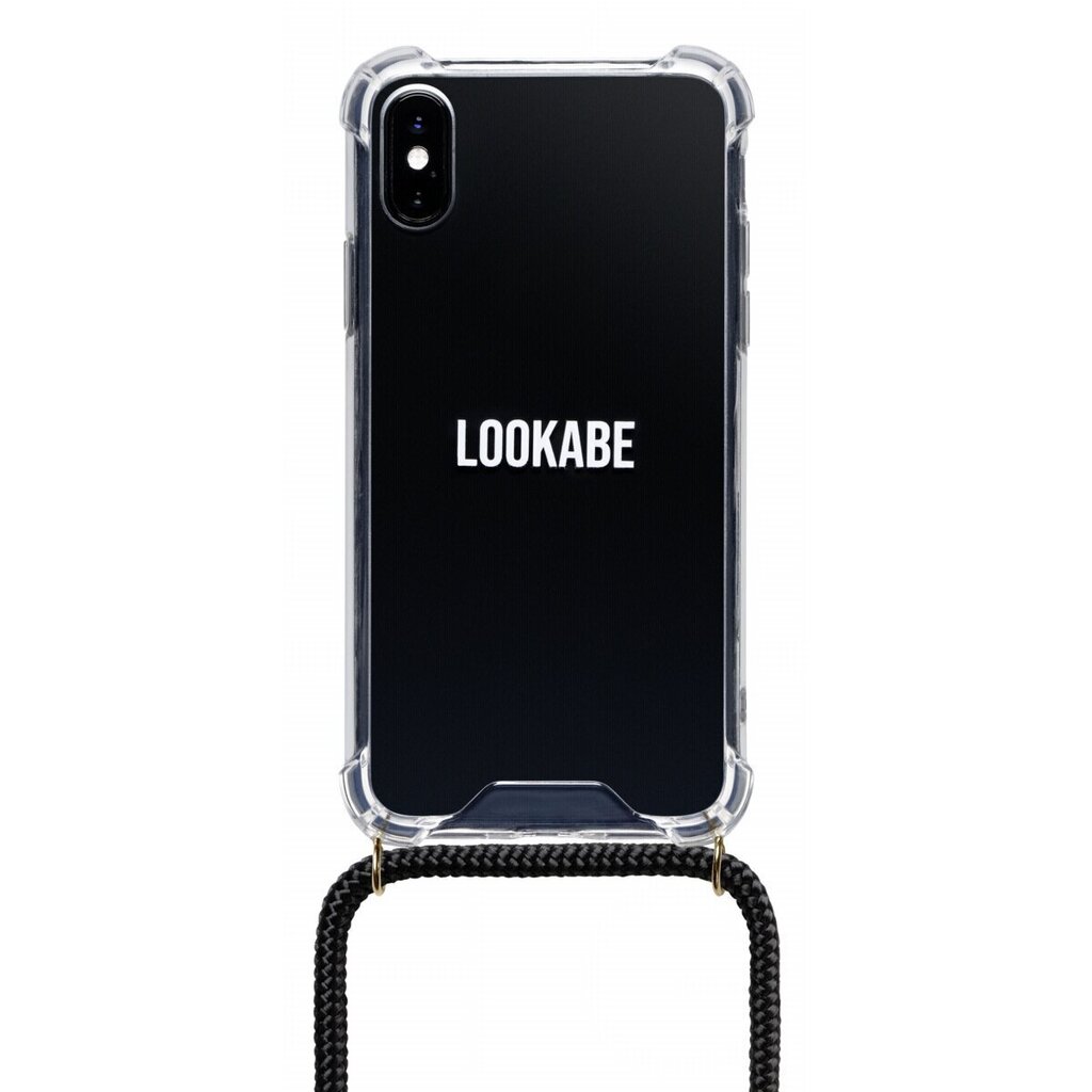 Kaelakee Lookabe, telefonile iPhone X/Xs, kuldmust (loo003) цена и информация | Telefonide kaitsekaaned ja -ümbrised | hansapost.ee