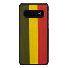 Telefoniümbris Man&Wood telefonile Samsung Galaxy S10, Reggae, Must hind ja info | Man & Wood Mobiiltelefonid, fotokaamerad, nutiseadmed | hansapost.ee