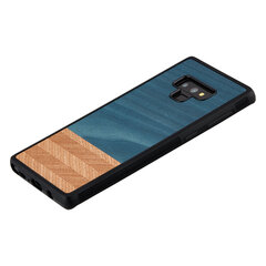 Mobiiltelefoni tagus Man&Wood sobib Samsung Galaxy Note 9, Denim, Must hind ja info | Telefonide kaitsekaaned ja -ümbrised | hansapost.ee