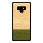 Mobiiltelefoni tagus Man&Wood sobib Samsung Galaxy Note 9, Bamboo forest, Must цена и информация | Telefonide kaitsekaaned ja -ümbrised | hansapost.ee