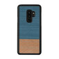 Mobiiltelefoni tagus Man&Wood sobib Samsung Galaxy S9 Plus, Denim, Must hind ja info | Telefonide kaitsekaaned ja -ümbrised | hansapost.ee