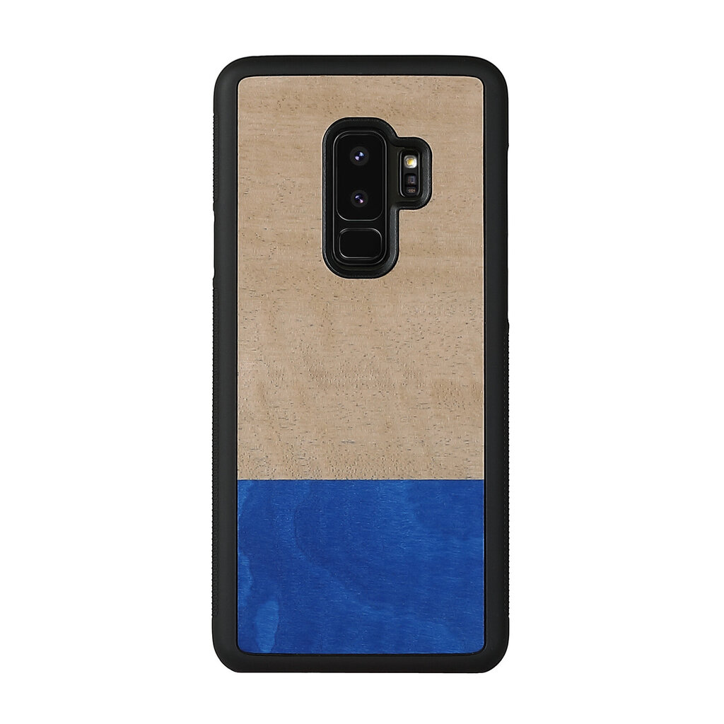 Mobiiltelefoni tagus Man&Wood sobib Samsung Galaxy S9 Plus, Dove, Must hind ja info | Telefonide kaitsekaaned ja -ümbrised | hansapost.ee