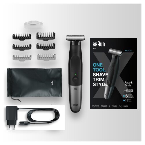 Braun Series X XT5200 habemetrimmer/piirel, pardel ja kehahoolduskomplekt цена и информация | Pardlid | hansapost.ee