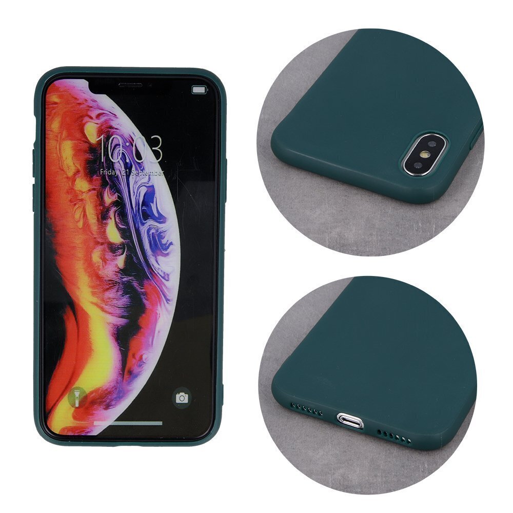 Mocco Ultra Slim Soft Matte 0.3 mm Silicone Case for Samsung G770 Galaxy S10 Lite Dark Green цена и информация | Telefonide kaitsekaaned ja -ümbrised | hansapost.ee