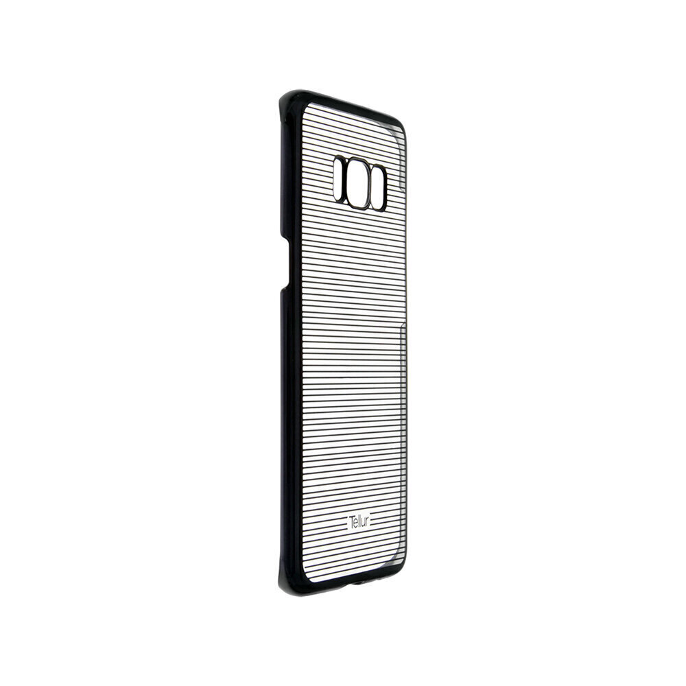 Telefoniümbris Tellur Horizontal Stripes telefonile Samsung Galaxy S8 Plus, Must hind ja info | Telefonide kaitsekaaned ja -ümbrised | hansapost.ee