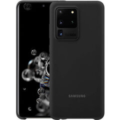 Telefoni ümbris silikoonist Samsung sobib Galaxy S20, must hind ja info | Telefonide kaitsekaaned ja -ümbrised | hansapost.ee