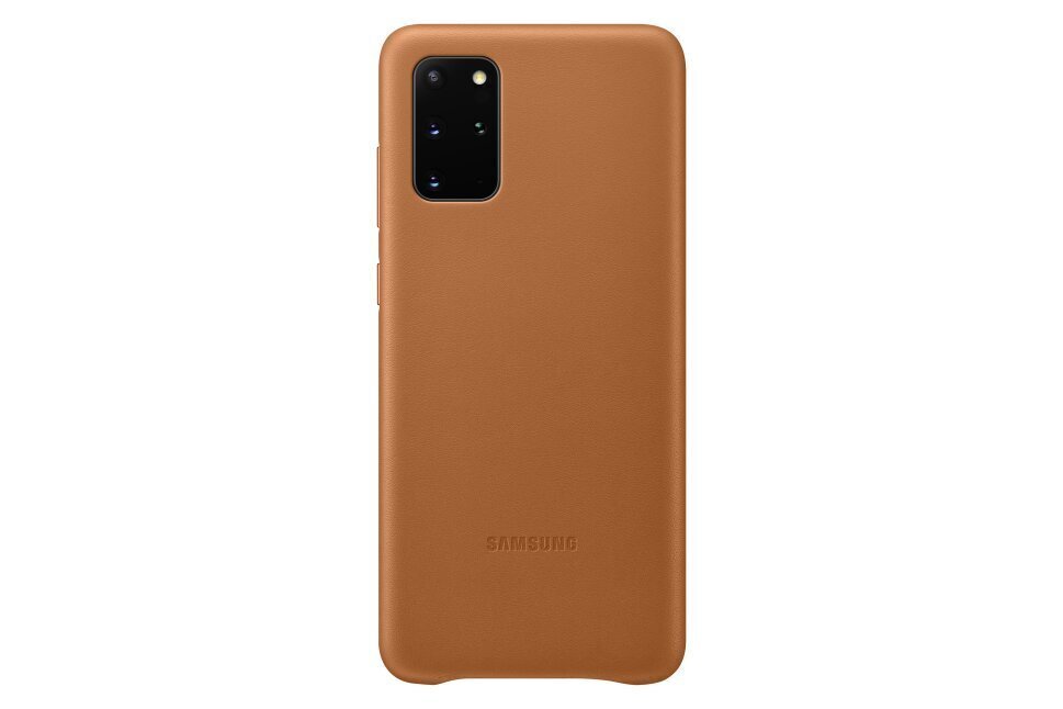 Telefoni ümbris nahast Samsung sobib Galaxy S20+ / pruun цена и информация | Telefonide kaitsekaaned ja -ümbrised | hansapost.ee