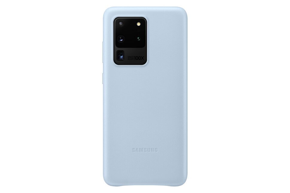 Telefoni ümbris nahast Samsung sobib Galaxy S20, sinine hind ja info | Telefonide kaitsekaaned ja -ümbrised | hansapost.ee