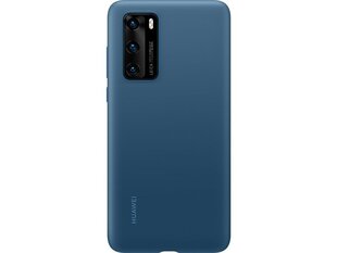Telefoniümbris Huawei Silicone Case, telefonile Huawei P40, sinine hind ja info | Telefonide kaitsekaaned ja -ümbrised | hansapost.ee