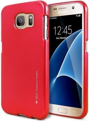 Silikoonist telefoniümbris Mercury SoftJelly telefonile Samsung Galaxy S8 Plus, punane цена и информация | Telefonide kaitsekaaned ja -ümbrised | hansapost.ee