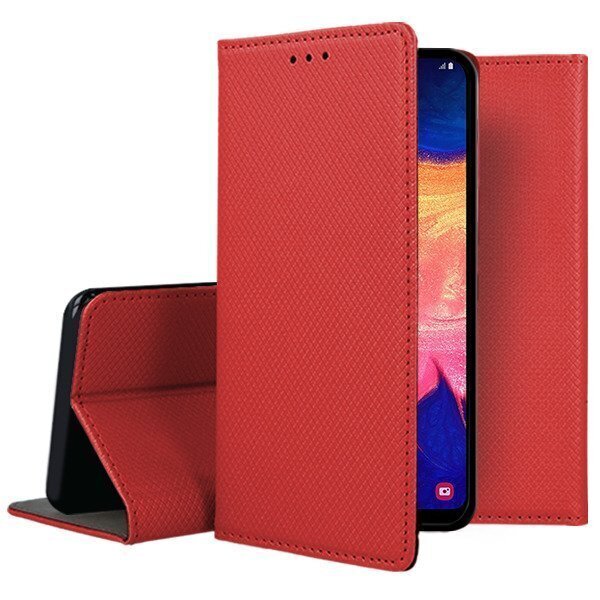 Mocco Smart Magnet Book Case For Apple iPhone 12 Pro Max Red цена и информация | Telefonide kaitsekaaned ja -ümbrised | hansapost.ee