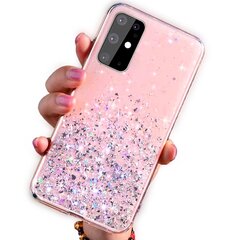 Silikoonist telefoniümbris Fusion Glue Glitter Back Case Apple iPhone 12 Pro Max, roosa hind ja info | Fusion Accessories Mobiiltelefonid ja lisatarvikud | hansapost.ee