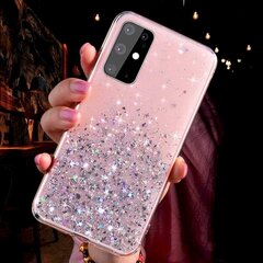 Чехол Fusion Glue Glitter для Apple iPhone 12 Pro Max, розовый цена и информация | Чехлы для телефонов | hansapost.ee