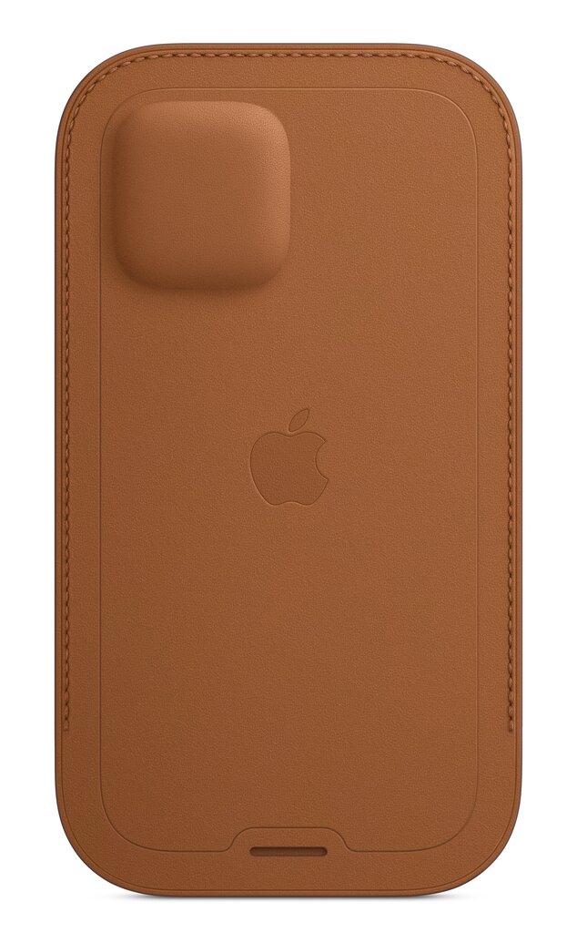Apple iPhone 12 mini Leather Sleeve with MagSafe, Saddle Brown цена и информация | Telefonide kaitsekaaned ja -ümbrised | hansapost.ee