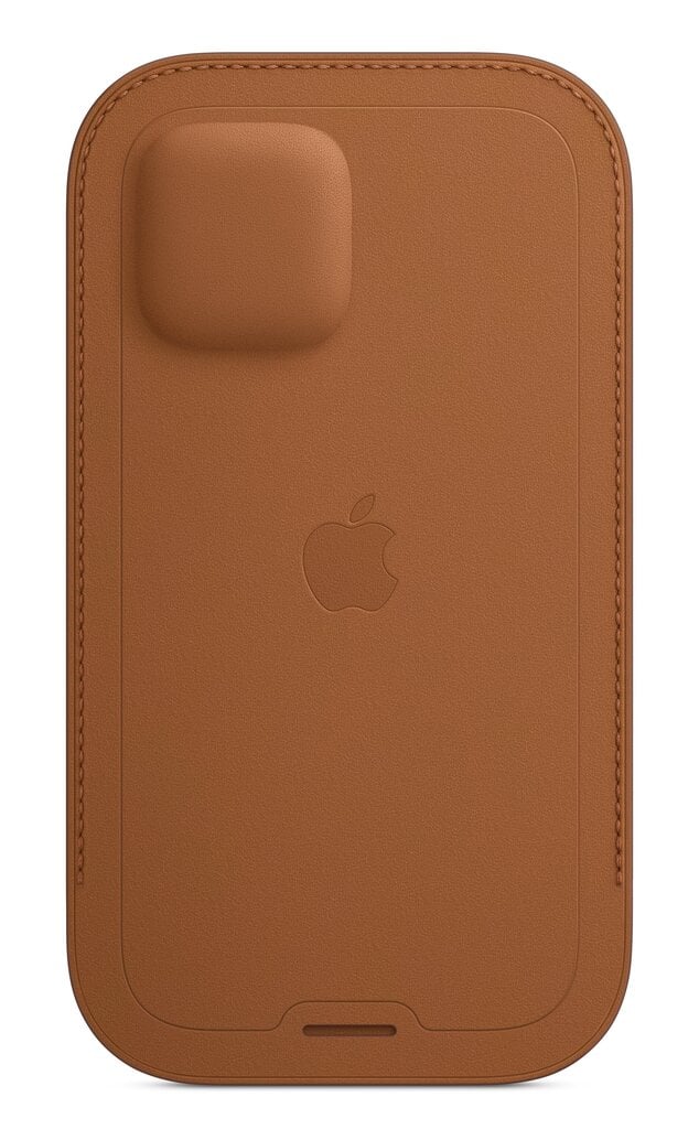 Apple iPhone 12 mini Leather Sleeve with MagSafe, Saddle Brown hind ja info | Telefonide kaitsekaaned ja -ümbrised | hansapost.ee