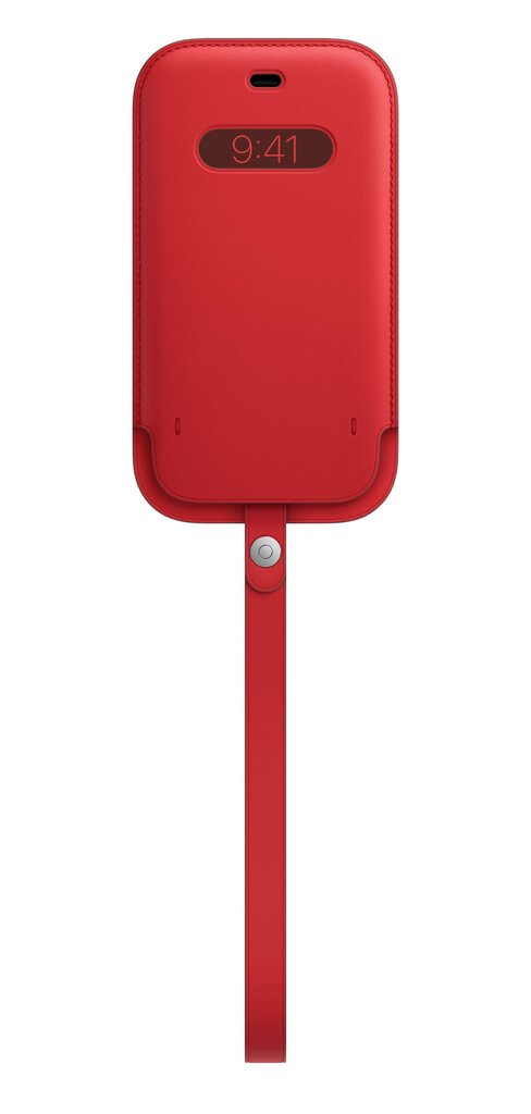 Apple Leather Sleeve MagSafe MHMR3ZM/A (PRODUCT)RED hind ja info | Telefonide kaitsekaaned ja -ümbrised | hansapost.ee