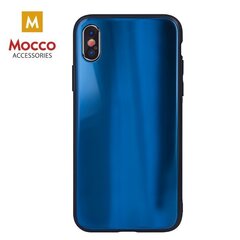 Mocco Aurora Glass Silicone Back Case for Samsung Galaxy S21 Blue цена и информация | Чехлы для телефонов | hansapost.ee