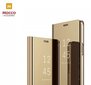 Mocco Clear View Cover Case For Samsung Galaxy A42 5G Gold hind ja info | Telefonide kaitsekaaned ja -ümbrised | hansapost.ee