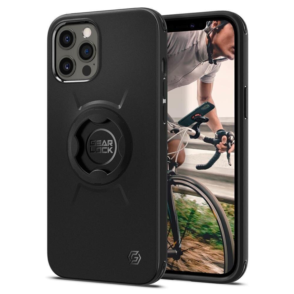 SPIGEN GEARLOCK GCF131 Bike Mount Telefoniümbris iPHONE 12/12 pro цена и информация | Telefonide kaitsekaaned ja -ümbrised | hansapost.ee