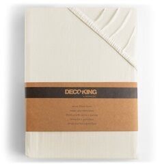Kummiga voodilina DecoKing jersey Amber Ecru, 120x200 cm hind ja info | Decoking Voodipesu ja kodutekstiil | hansapost.ee