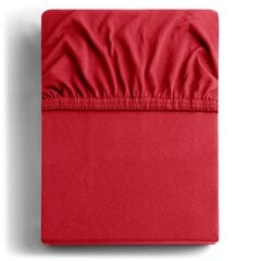 Хлопковая простыня AMBER RED 160-180x200 + 30 см цена и информация | Сетки для кроватей | hansapost.ee