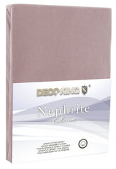 Хлопковая простыня NEPHRITE CAPPUCCINO 200-220 + 30 см цена и информация | Простыни | hansapost.ee