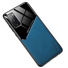 Mocco Lens Leather Back Case Кожанный чехол для Apple Iphone 12 Pro Max Синий цена и информация | Чехлы для телефонов | hansapost.ee
