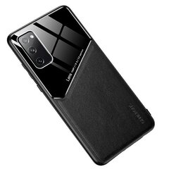 Mocco Lens Leather Back Case Кожанный чехол для Apple Iphone 12 Pro Max Черный цена и информация | Чехлы для телефонов | hansapost.ee