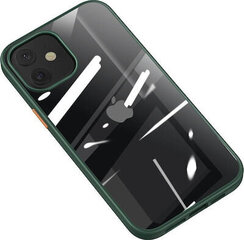 USAMS BH626 iPhone 12 Mini PC + TPU ümbris, roheline hind ja info | Telefonide kaitsekaaned ja -ümbrised | hansapost.ee