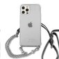 GUHCP12LKC4GSSI Guess PC Silver 4G Chain and Script Case for iPhone 12 Pro Max Transparent цена и информация | Telefonide kaitsekaaned ja -ümbrised | hansapost.ee