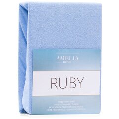 Простынь на резинке AmeliaHome Terry Ruby 80/90x200 см цена и информация | Простыни | hansapost.ee