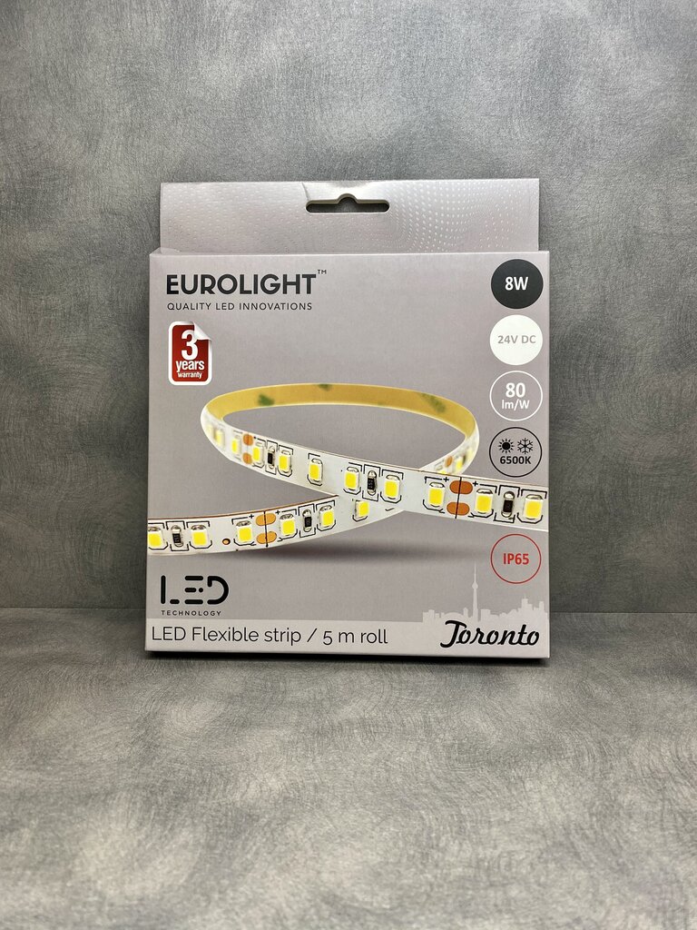 LED riba Eurolight Toronto 5m 60LED/m IP65 6500K цена и информация | Valgusribad ja LED ribad | hansapost.ee