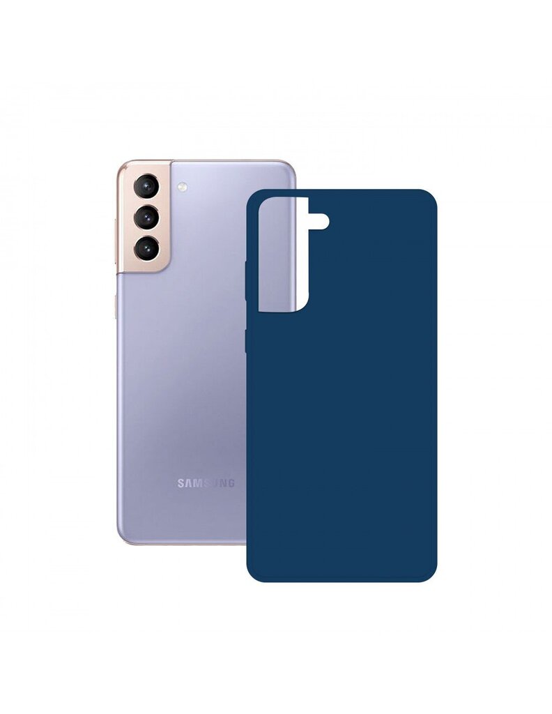 Silk Cover By Ksix, sobib Samsung Galaxy S21, sinine hind ja info | Telefonide kaitsekaaned ja -ümbrised | hansapost.ee