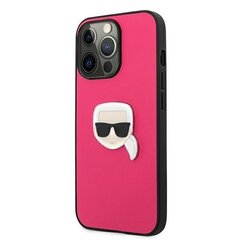 Karl Lagerfeld KLHCP13XPKMP, telefonile iPhone 13 Pro Max, roosa hind ja info | Telefonide kaitsekaaned ja -ümbrised | hansapost.ee