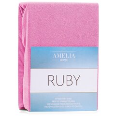 AmeliaHome kummiga voodilina Ruby, roosa - erinevad suurused hind ja info | Voodilinad | hansapost.ee