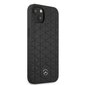 MEHCP13MSPSBK Mercedes Genuine Leather Quilted Hard Case for iPhone 13 Black цена и информация | Telefonide kaitsekaaned ja -ümbrised | hansapost.ee