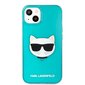 KLHCP13MCHTRB Karl Lagerfeld TPU Choupette Head Case for iPhone 13 Fluo Blue цена и информация | Telefonide kaitsekaaned ja -ümbrised | hansapost.ee