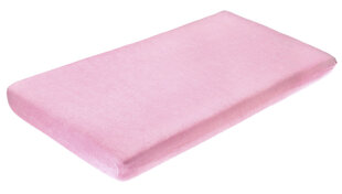 Непромокаемая простыня с резинкой розовая, 120x60, Sensillo, 2153 цена и информация | Сетки для кроватей | hansapost.ee