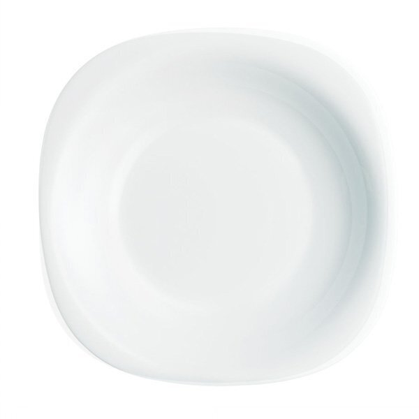 Kandiline suppi taldrik Luminarc CARINE 23 cm, valge hind ja info | Lauanõud ja nõude komplektid | hansapost.ee