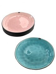 Набор керамических тарелок HTI Craq, 6 шт. цена и информация | Посуда, тарелки, обеденные сервизы | hansapost.ee