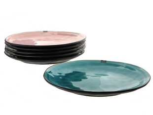 Набор керамических тарелок HTI Craq, 6 шт. цена и информация | Посуда, тарелки, обеденные сервизы | hansapost.ee