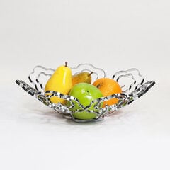 Металлическая ваза для фруктов 31x9,5 см цена и информация | Посуда, тарелки, обеденные сервизы | hansapost.ee