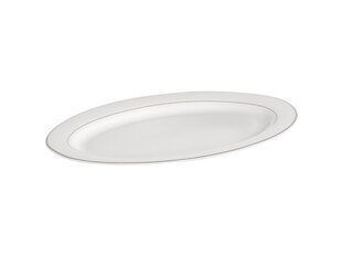 Ambition овальная тарелка Aura Silver, 35.5 см цена и информация | Посуда, тарелки, обеденные сервизы | hansapost.ee