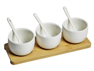 Комплект керамических чаш для закусок, 4 шт. цена и информация | Посуда, тарелки, обеденные сервизы | hansapost.ee