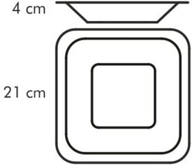 Tescoma sügav kandiline taldrik, 21 cm, valge hind ja info | Tescoma Kodukaubad | hansapost.ee