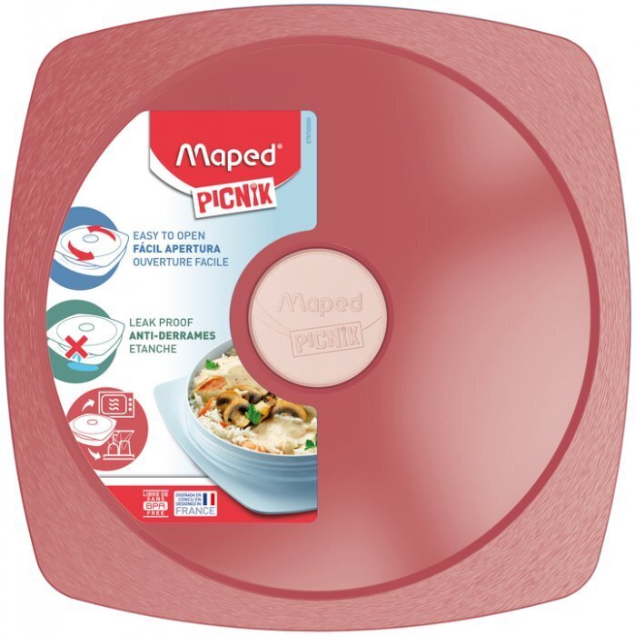 Lõunasöögi karp-taldrik Maped Picnik Adult Concept 900 ml brick red цена и информация | Toiduainete säilitusnõud | hansapost.ee