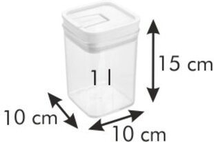 Контейнер для хранения продуктов Tescoma Airstop, 1.0 л цена и информация | Tescoma Посуда и столовые приборы | hansapost.ee