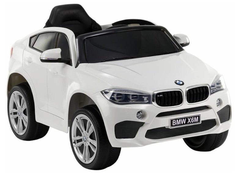 Elektriauto lastele BMW X6, valge hind ja info | Laste elektriautod | hansapost.ee