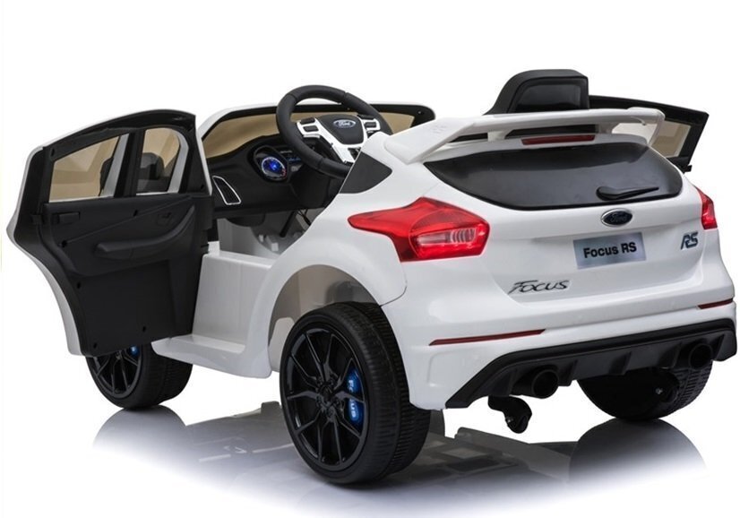 Elektriauto lastele Ford Focus RS, valge цена и информация | Laste elektriautod | hansapost.ee
